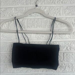 $5 for $25 ⭐️ closet sale!!! Black cami crop top